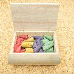 Räucherkegel Knisterkiste